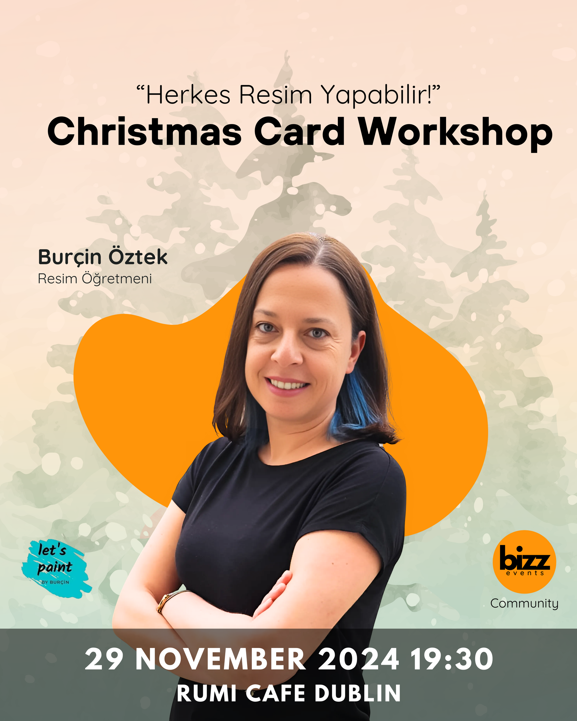 Christmas Card Workshop By Burçin Öztek